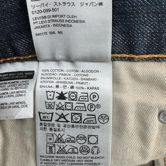 NEW Levis 550 Relaxed Fit Jeans Mens 50x32 Blue Dark Wash Denim 01550-2765 NWT - Picture 8 of 13